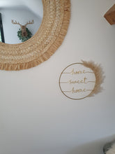 Charger l'image dans la galerie, Couronne pampa "home sweet home"