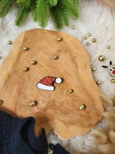 Charger l'image dans la galerie, Broche bonnet / chapeau de Père Noël à paillettes girly pour femme ou fille