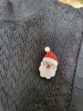 Charger l'image dans la galerie, Broche Père Noël à paillettes
