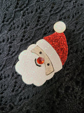 Charger l'image dans la galerie, Broche Père Noël à paillettes