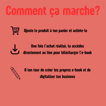 Charger l'image dans la galerie, E-book "10 idées de produits digitaux à créer en moins de 7 jours"