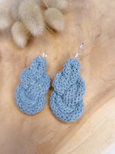 Charger l'image dans la galerie, Boucles d'oreille corde de coton coloré bijou fantaisie cadeau tendance macramé fait main noeud marin choix 19 couleurs