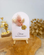 Charger l'image dans la galerie, Carte de fleurs séchées naturelles "Veux-tu être ma témoin/ marraine/ mamie..."