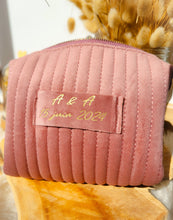 Charger l'image dans la galerie, Trousse maquillage velours cadeau personnalisé demoiselle d'honneur mariage Cadeau d'anniversaire femme marraine maman anniversaire EVJF