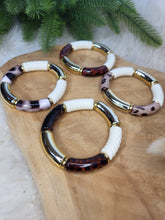 Charger l'image dans la galerie, Bracelet léopard élastique acrylique