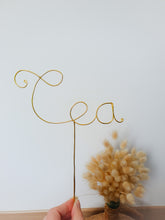 Charger l'image dans la galerie, Cake topper personnalisé prénom en fil doré, argenté, cuivré ou noir - Décoration de gâteau personnalisable unique, élégante et originale