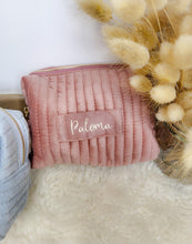 Charger l'image dans la galerie, Trousse maquillage velours cadeau personnalisé demoiselle d'honneur mariage Cadeau d'anniversaire femme marraine maman anniversaire EVJF