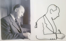 Charger l'image dans la galerie, Portrait profil en fil de fer personnalisé, Sculpture sur mesure, Décoration murale