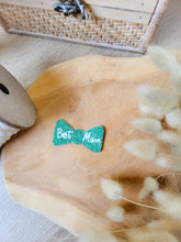 Charger l'image dans la galerie, Broche noeud papillon paillettes personnalisable fait main cadeau témoin marraine femme fête des mères anniversaire EVJF