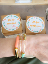 Charger l'image dans la galerie, Bracelet perles cadeau maîtresse fin d’année – 3 modèles & boîte personnalisée