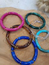 Load image into Gallery viewer, Bracelet élastique jonc uni fin