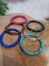 Load image into Gallery viewer, Bracelet élastique jonc uni fin
