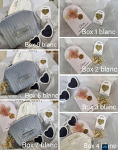 Charger l'image dans la galerie, Boîte cadeau veux-tu être ma témoin marraine fleurs séchées lunettes coeur trousse velours personnalisée maman anniversaire mariage EVJF