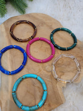 Load image into Gallery viewer, Bracelet élastique jonc uni fin