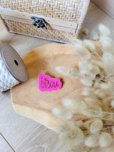 Charger l'image dans la galerie, Broche message paillettes personnalisable fait main cadeau témoin marraine femme fête des mères anniversaire EVJF