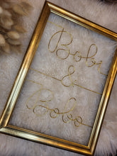 Charger l'image dans la galerie, Cadre personnalisé doré