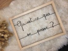 Charger l'image dans la galerie, Cadre personnalisé bois brut cadeau