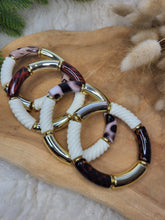 Charger l'image dans la galerie, Bracelet léopard élastique acrylique