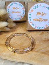 Charger l'image dans la galerie, Bracelet perles cadeau maîtresse fin d’année – 3 modèles & boîte personnalisée