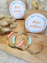 Charger l'image dans la galerie, Bracelet perles cadeau maîtresse fin d’année – 3 modèles & boîte personnalisée