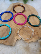Load image into Gallery viewer, Bracelet élastique jonc uni fin