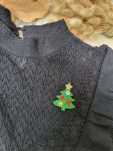 Charger l'image dans la galerie, Broche sapin de Noël à paillettes girly pour femme ou fille
