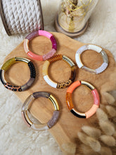 Charger l'image dans la galerie, Bracelet Mama glitter léopard fait main – Cadeau original fête des mères ou naissance