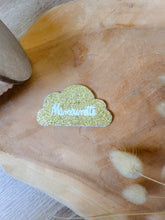 Charger l'image dans la galerie, Broche nuage paillette personnalisable fait main cadeau témoin marraine femme fête des mères anniversaire EVJF, nounou, ATSEM, maîtresse
