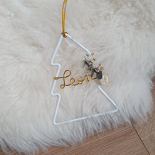 Charger l'image dans la galerie, Décoration de sapin de Noël personnalisée avec fleurs séchées