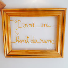 Charger l'image dans la galerie, Cadre personnalisé doré