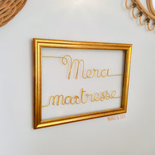 Charger l'image dans la galerie, Cadre personnalisé doré