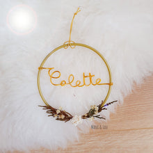 Charger l'image dans la galerie, Mini couronne personnalisée avec fleurs séchées