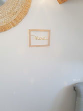 Charger l'image dans la galerie, Cadre personnalisé bois brut cadeau