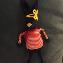 Charger l'image dans la galerie, Barrette noeud cheveux tricotin