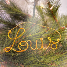 Charger l'image dans la galerie, Décoration Noël personnalisée en fil doré