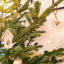 Charger l'image dans la galerie, Décoration Noël personnalisée en fil doré