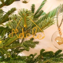Charger l'image dans la galerie, Décoration Noël personnalisée en fil doré