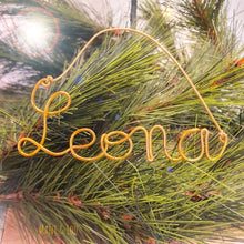 Charger l'image dans la galerie, Décoration Noël personnalisée en fil doré