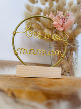 Load image into Gallery viewer, Personalized mini crown with dried flowers centerpiece gift
