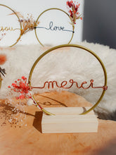 Load image into Gallery viewer, Personalized mini crown with dried flowers centerpiece gift
