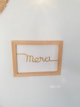 Load image into Gallery viewer, Personalized raw wood frame mistress/master gift

